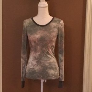 BKE Multi Colored Long Sleeve Top (S)
